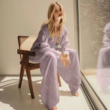 Autumn Two Piece Wide Leg Pant Suits 2022 Women Tracksuit Sets Casual Single Breasted Female Turn Down Collar Shirts