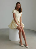 Women's Fashion Style High-End Feel Cardigan Small Scented Breeze Tatong Skirt Dress Elegant Dignified Women's