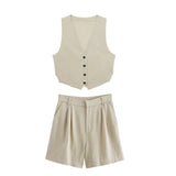 Spring Split Vest 5320767 Casual Shorts