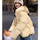 Zingj Wind Yellow Thickened Down Cotton Clothes Women's Winter 2024 New Small Senior Sense Loose Short Cotton-Padded