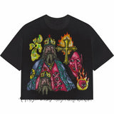 Y2K T-Shirt, Men's Wear, Women's Wear, Vintage Hip-Hop Graffiti, Graphics Printing Street Clothes, Oversized