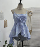 Irregular Skirt Sling Sling Sling Vest Bohemian Holiday Hottie Sleeveless Top