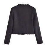 New Tricolor Woolen Fashionable Jacket