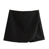 New Solid Color Fashion Style Short Style Four-Sided Bouncy Skirt