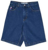 Street Polar Boy Denim Shorts Y2K Hip-Hop Cartoon Graphic Embroidery Retro
