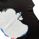 Men's T-Shirts Blutosatire Billdog Oversized T-Shirts Personalized Print High-Collar Sports Couples Short