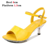 Voesnees Sandals Women Shoes Size 43 Thin Heels Summer Naked Color Peep Toe High Heels Sexy Nightclub Party Slides Heels