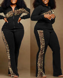 Autumn And Winter Independent Station Printing Trend Fashion Women's Wear 2-Piece Set From Stock 211-1-Outfit