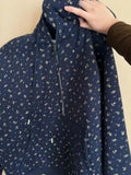 Blue Floral Zipper Hobbie- Outfit