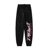 Printed High Street Couple Loose Hooded Sweater Leisure Trousers Sports