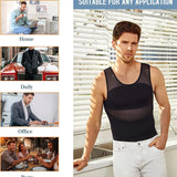 Men's Plastic Body Clothes Net Gauze Breathable, Abdomen, Belly, Chest, Back, Tight Fitness Training