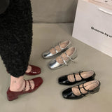 Zingj Women's Shoes 2023 New Summer French Night Black Spring And Autumn Single