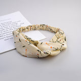 Headband Cross Top Knot Elastic Hair Bands Soft Solid Color Girls Hairband Hair Accessories Twisted Knotted