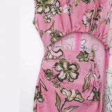 Blended Print Dress In Spring