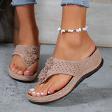 Asia's New Hollow Slope And Flip-Flops Of Summer Large-Size Rivet Flower Clip Beach Cold