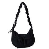 Aesthetic Bow Knot Stitching Shoulder BagOutfit