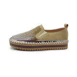 Flat-Soled Casual Shoes 2023 Spring New Round Head Set Foot Breathable Single Shoes Ins Fashion Korean Version Comfortable Board