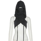 2025 Fashion Trend Women's New Hooded Umbilized Body Personality With Small