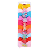Unicorn Fruit Hair Bows With Clip For Cute Girls Hair Clips Handmade Hairpins Barrettes Headwear Kids Hair