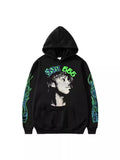 Fashion Hip Hop Print Sp5der Cobweb Hoodie Sweater Suit Men's