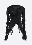 Asymmetric Ruched Sleeve