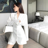 Women Summer Solid Fashion Hollow Out Long Sleeve Leisure Streetwear High Waist Temperament Comfortable Vestido De