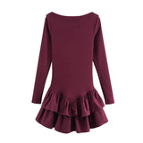 New Women's Fashion Elegant Sexy Cascade Decoration Short