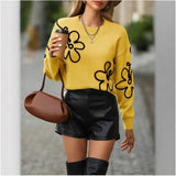 Long Striped Knitted Cardigan Large Version Of Loose Long-Sleeved Sweater Coat