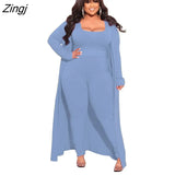 Piece Set Women Sets Long Sleeve Cardigans Coat+Crop Top+ Long Pants Sets Fall Clothes 2023 Outfits