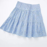 New Hollowed-Out Embroidered Shirt-Style Long Dress