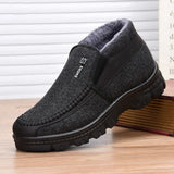 Snow Boots New Fashion Bottom Men's Cotton Boots High Quality Non-slip Soft Cotton Shoes Outddor Footwear Cotton
