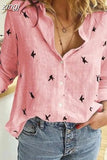 Fashion Cotton Linen Blouse Women Casual Vintage Buttons Long Sleeve Women's Shirts Female Clothing New Blusas