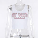 Autumn New Style Personality Trend Small Vest Fashion Leisure All-Purpose Slimming Printing Hot Drill Dress