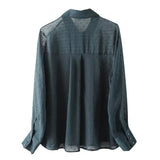 2024 New Ladies' Long-Sleeved Loose Casual Polka-Dot