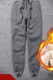 Winter Women Cashmere Warm Pants Casual Thick Velvet Tracksuit Pants Loose Wool Sweatpants for