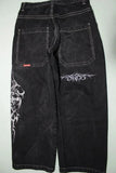 Jeans Street Clothing Original Hip-Hop Retro Punk Embroidered Loose Jeans Male