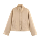 Women's Dress 2025 New Temperament Fashion Simple Style Casual Velvet Jacket