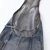 New Sexy Bare-Back Jeans Hang Collar Top 0541060 In