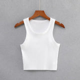 New Round Collar Solid Color Sports Short Blouse With A Slimmed Edge, A Small