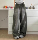Logo Print Vintage Washed Baggy SweatpantsOutfit