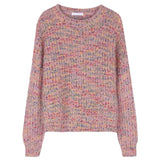 Zingj And Winter New Milk Fufu New Top Sweater Female Rainbow Niche Design Sense Lazy Sweater