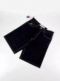 Clothes Polar Boy Jeans Y2K Hip-Hop Gothic Cartoon Embroidery Blue