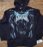 Zipper Hoodie Vintage Street Hip-Hop Loose Printing Spring And Autumn