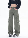 Vintage 90s Green Cargo Jeans-Outfit