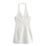 New Spring V-Collar Slim Dress