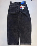 Street Clothing Jeans Y2K Pants Hip-Hop Embroidered Jeans Loose Jeans