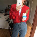 Zingj New Round-Necked Purple Sweater In Early Autumn Is Loose And Wears A Sweater