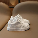 Zingj 2023 New Girls' Board Shoes Before Retro Tie Thick-Soled Small White Shoes Flat-Soled Single Casual