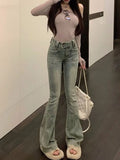 Jeans Women Skinny Streetwear Sexy High Waisted Vintage Feminino Trousers All-match Mujer Minority Clothing Aesthetic