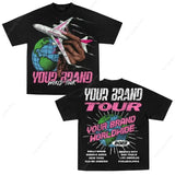 Printing Of Men's T-Shirt Blutosatire Billdog Cotton Oversized